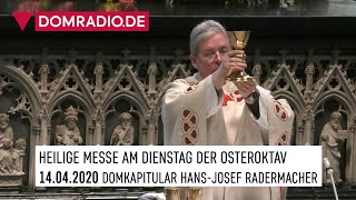 Katholischer Gottesdienst live aus dem Kölner Dom  Domkapitular HansJosef Radermacher [upl. by Tiernan]