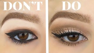 HOODED EYES DOS AND DONTS  Eyeshadow amp Eyeliner For Bigger Eyes Makeup Tutorial [upl. by Ajam]