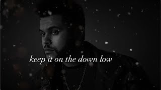 The Weeknd  Down Low Lyrics [upl. by Spiegleman271]