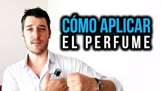 Cómo aplicarse el perfume para hombres [upl. by Chyou931]