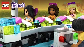 Amusement Park Roller Coaster  LEGO Friends  41130 [upl. by Mirelle802]