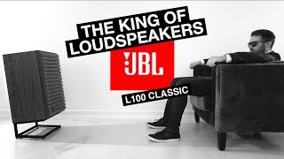 MOST ICONIC Loudspeaker of ALL TIME  JBL L100 Classic Speaker Review [upl. by Zerep]