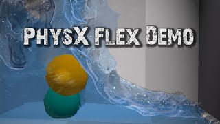 PHYSX FLEX DEMO  Incredible Physics Simulation [upl. by Means]