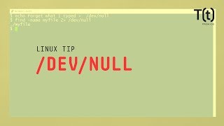 How to use devnull 2Minute Linux Tips [upl. by Ahsiemaj]