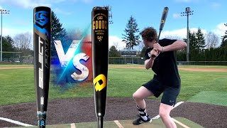 THE GOODS vs SELECT PWR  WHICH IS BETTER Power Hitter Hybrid Showdown  BBCOR Baseball Bat Reviews [upl. by Flieger381]