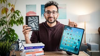 My Favourite Tech for Reading Books  Kindle vs iPad vs Books vs Audiobooks [upl. by Stutsman]