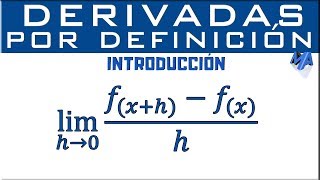 Derivadas usando la definición  Introducción [upl. by Apeed]