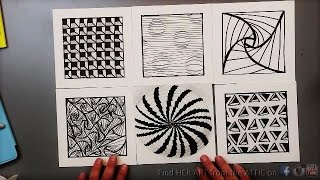 6 Optical Illusion Drawing Techniques amp Patterns [upl. by Urbano112]