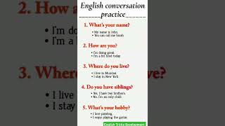 English Conversation Practice  150 Questions and Answers in English [upl. by Eeral]