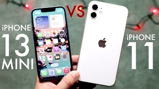 iPhone 13 Mini Vs iPhone 11 Comparison Review [upl. by Nalyd]