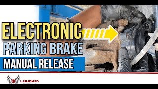 How to manually release electronic parking brake [upl. by Panchito]