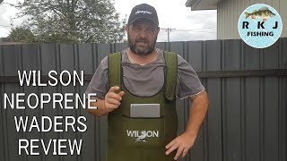 Wilson Neoprene Chest Waders  Product Review [upl. by Thrift626]