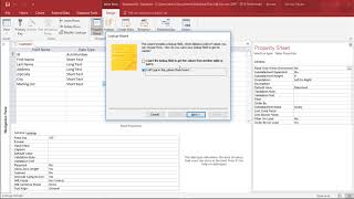 MS Access 2016  Create Simple Database [upl. by Eanad]