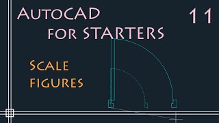 AutoCAD 2D  How to Scale a drawing  PART 1Resize objects [upl. by Lever]