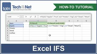 How to use the IFS function in Excel [upl. by Morris]