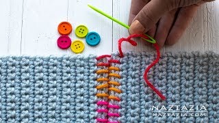 SEWING with CROCHET  TIPS on How to Sew Crochet Together [upl. by Theodoric]