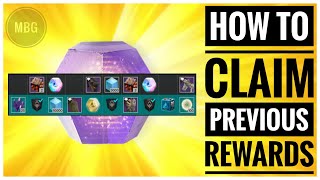 How to claim missed rewards from the previous season in Destiny 2 [upl. by Jania836]