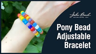 Pony Bead Adjustable Bracelets [upl. by Coats250]