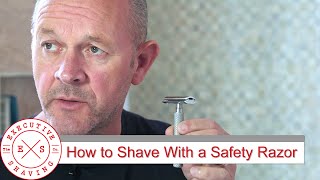 Tutorial Learn How To Shave With a Safety Razor [upl. by Ierdna562]