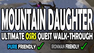 OSRS Mountain Daughter Quest Guide for Pures on Old School RuneScape [upl. by Thamora]