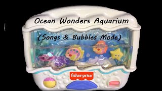 Fisher Price Ocean Wonders Aquarium Baby Cot Activity Rare Soother Toy  SONGS amp BUBBLES MODE [upl. by Francene]