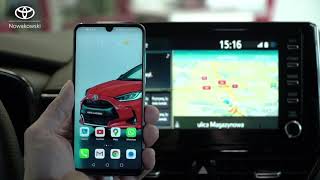 Jak połączyć nasz telefon z Toyotą Bluetooth  Android AutoampApple Car Play [upl. by Eeram]