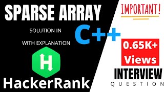 Sparse Array  hackerrank  solution in c [upl. by Sumetra]