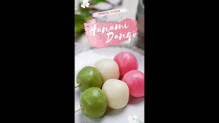 Hanami Dango Recipe shorts [upl. by Bora346]