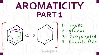 Aromaticity Part 1  Cyclic Planar Conjugated and Huckels Rule [upl. by Mialliw]