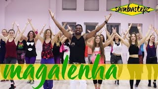 Magalenha Samba Zumba  How to dance Magalenha  Sergio Mendes [upl. by Anayet459]