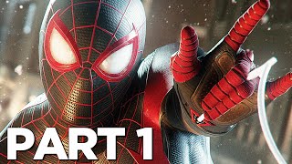 SPIDERMAN MILES MORALES PS5 Walkthrough Gameplay Part 1  INTRO Playstation 5 [upl. by Amyaj]