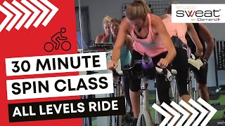 30 Minute Spin® Class  FAT TORCHING Indoor Cycling Workout for BEGINNERS amp ALL LEVELS [upl. by Ainezey]