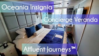 Oceania Insignia Concierge Level Veranda [upl. by Kletter]