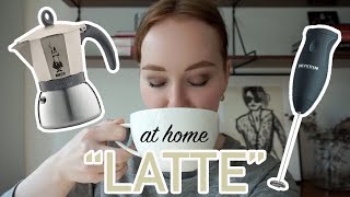 HOW TO MAKE A quotLATTEquot AT HOME moka pot  frother [upl. by Ambler]