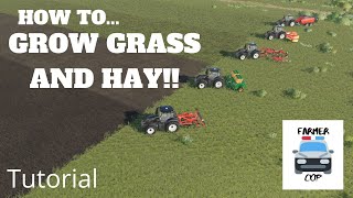 Farming Simulator 19  Back to Basics  A beginners guide to Making Silage [upl. by Tshombe]