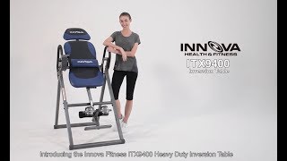 Innova Fitness ITX9400 Heavy Duty Inversion Table [upl. by Clough]