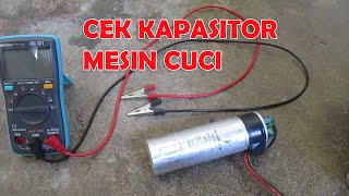 Cek Kapasitor Mesin Cuci [upl. by Emelin]