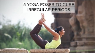 5 Yoga poses to cure Irregular Periods [upl. by Bren]