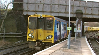 Half an Hour at 216  Birkenhead North Station 1022017  Class 507 508 terminus [upl. by Orsino]