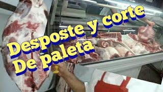 Desposte y charqueado paletas  tutorial Carnes Argentinas [upl. by Werner]