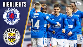 Rangers 30 St Mirren  Rangers Secure Premiership Title  Scottish Premiership [upl. by Ul]