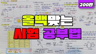 올백맞는 시험 공부법 기말고사 직전이면 꼭 봐라 [upl. by Juan675]