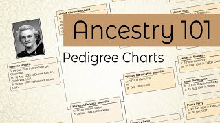 Ancestry 101  Pedigree Charts [upl. by Nel]