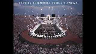 Los Angeles 1984 Olympic Opening Ceremony Broadcast 84SummerOlympicsLA [upl. by Claretta]