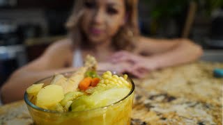 CALDO DE POLLO  TRADITIONAL MEXICAN CHICKEN SOUP [upl. by Lorie639]