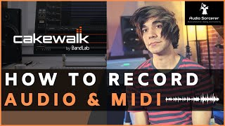 Cakewalk Tutorial  Bandlab  How To Record Beginner [upl. by Agnella]