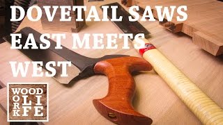 Z Saw Dozuki vs Veritas Western Backsaw  East Meets West  Hand Tool Shootout [upl. by Rankin]