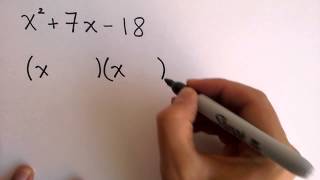 Factoring Quadratic Expressions Pt 1 [upl. by Gault898]