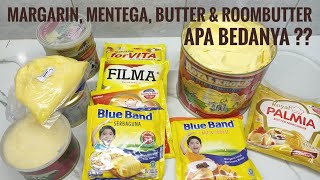 PERBEDAAN MARGARIN MENTEGA BUTTER DAN ROOMBUTTER [upl. by Sirahc]