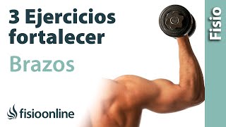 3 EJERCICIOS para fortalecer tus BRAZOS [upl. by Lemuel751]